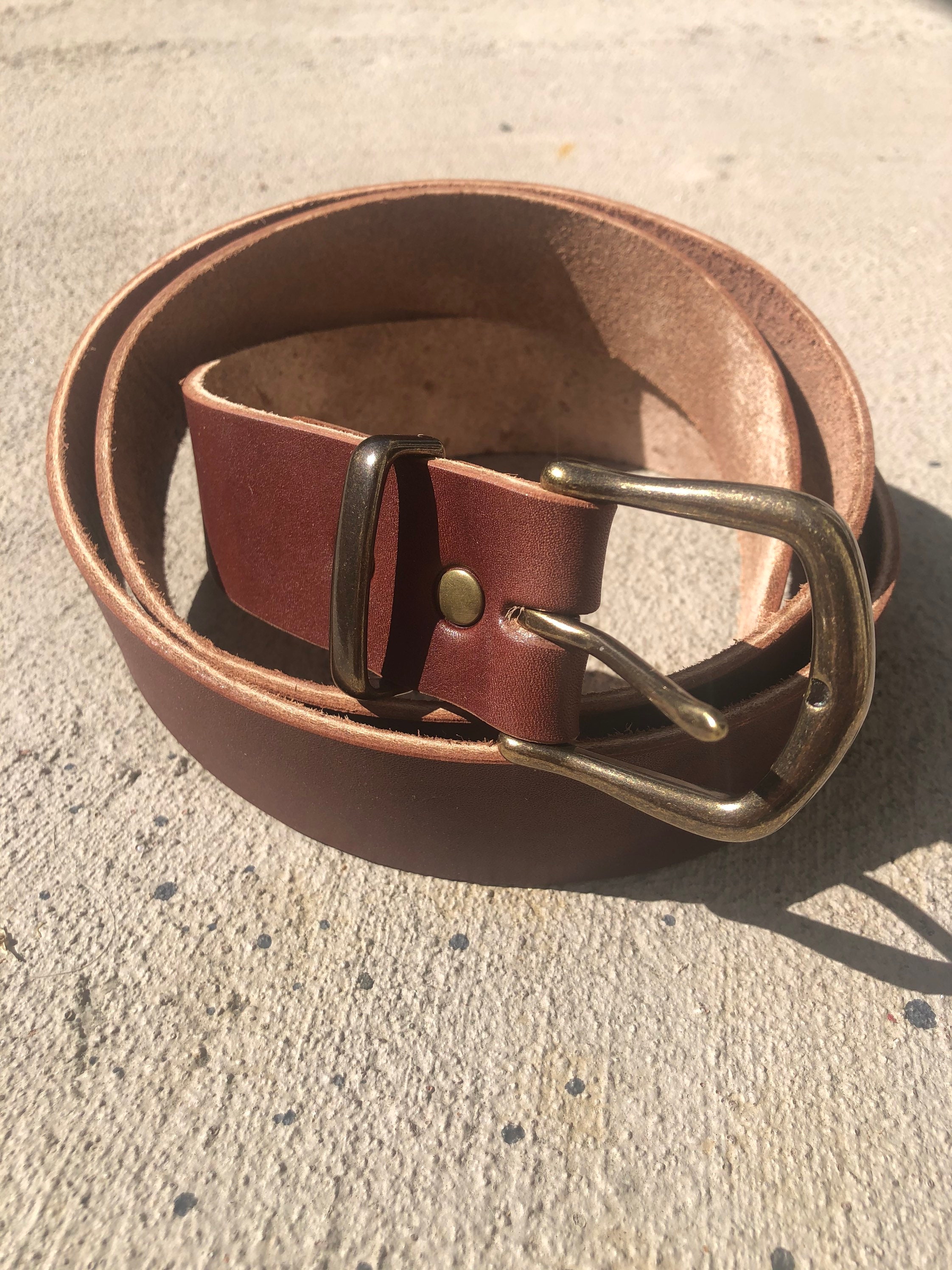 Wickett and Craig Leather USA Belt American sourced Etsy
