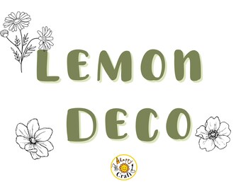 Lemon deco font
