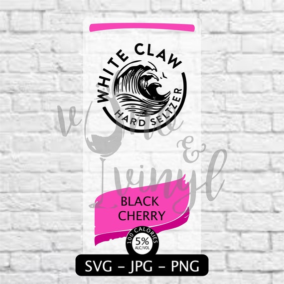 Download Free White Claw Svg Image Black Cherry Flavor Etsy SVG DXF Cut File