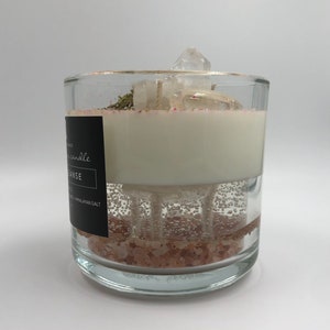 Energy CLEARING & CLEANSING Candle **blessed and Charged** Crystals ...