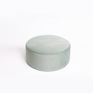 Mint velvet pouf floor SMALL ottoman velour stylish floor cushion ottoman pouf sitting pillow