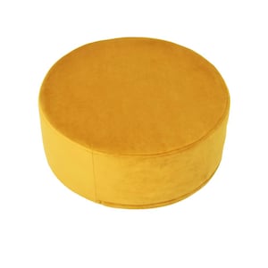 Meditation floor pillow velvet circle pouf velour cushion sitting pillow yoga
