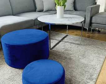 Velvet pouf, ottoman, floor cushion, floor pillow, gaming table, home decor, furniture, gift, coffee table, seat, chair