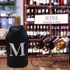 Wine Chiller Wine Cooler Champagne Chiller BOTTLE SLEEVE| Wine Lover Gifts|Gift for Her| Unique Wine Accessories|Holiday Gifts|Birthday Gift