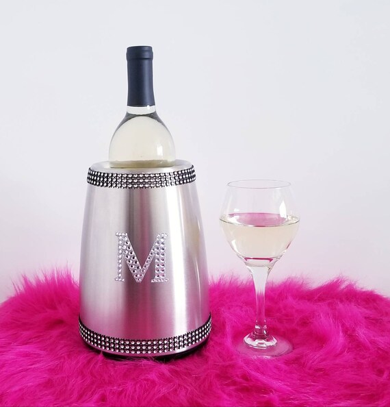 BLING MONOGRAM Active Wine Cooler Etsy