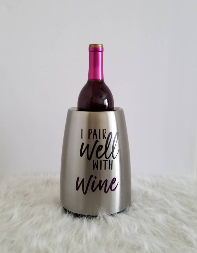 WINE CHILLER Pair Well With Winebling Ice Bucketwine Chiller Etsy