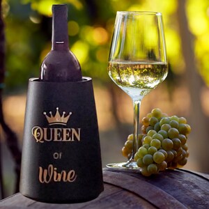 Queen of Wine WINE CHILLER|Ice Bucket|Wine Lover Gifts |Gift for Her|Housewarming Gift|Unique Wine Accessories|Birthday Gift|#getvwa|#queen
