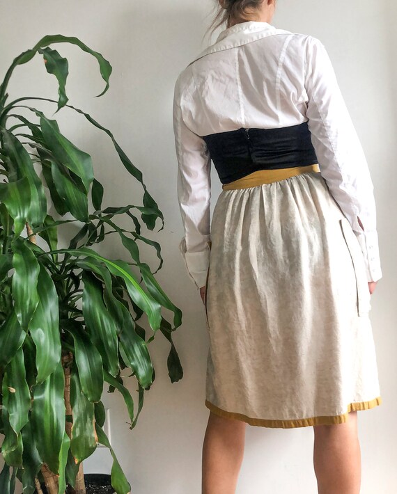 Vintage 80s Escada Wrap Skirt, Gingerbread Girl A… - image 2