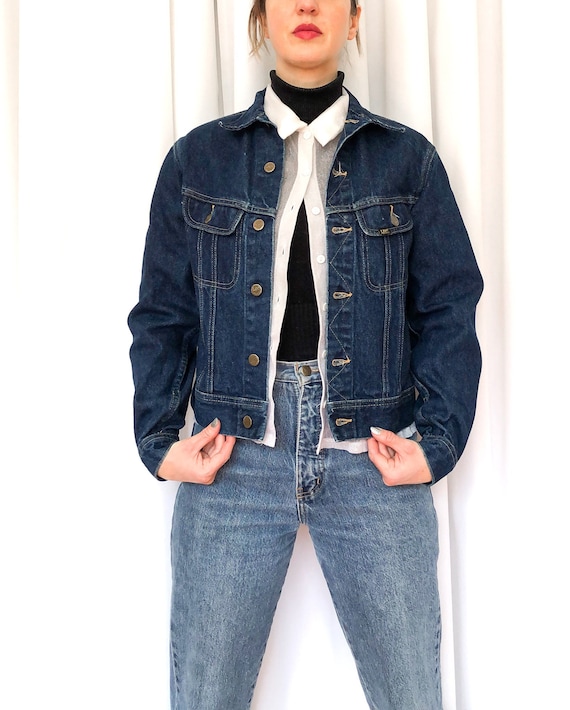 Vintage Lee Rider 220 - J Denim Jacket, Small Wom… - image 2