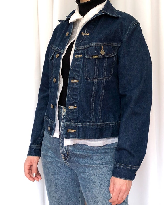 Vintage Lee Rider 220 - J Denim Jacket, Small Wom… - image 3