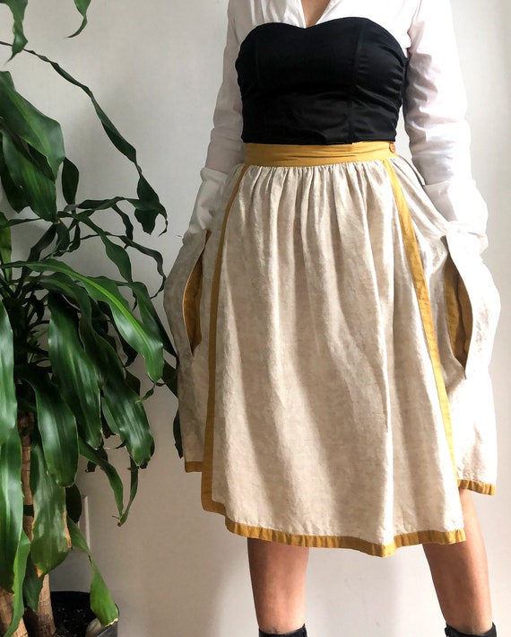 Vintage 80s Escada Wrap Skirt, Gingerbread Girl A… - image 4