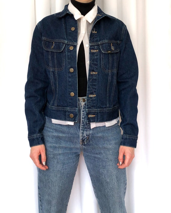 Vintage Lee Rider 220 - J Denim Jacket, Small Wom… - image 1