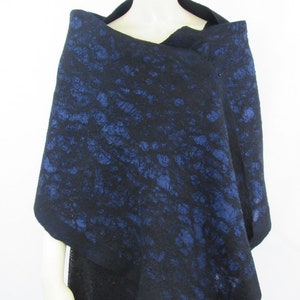 Felt Scarf, Felt Shawl, Felt Clothing, Wet Felted Scarf, Felt Wrap, Accessories, Winter Scarf Women, Wool Scarf, Scarf for Her