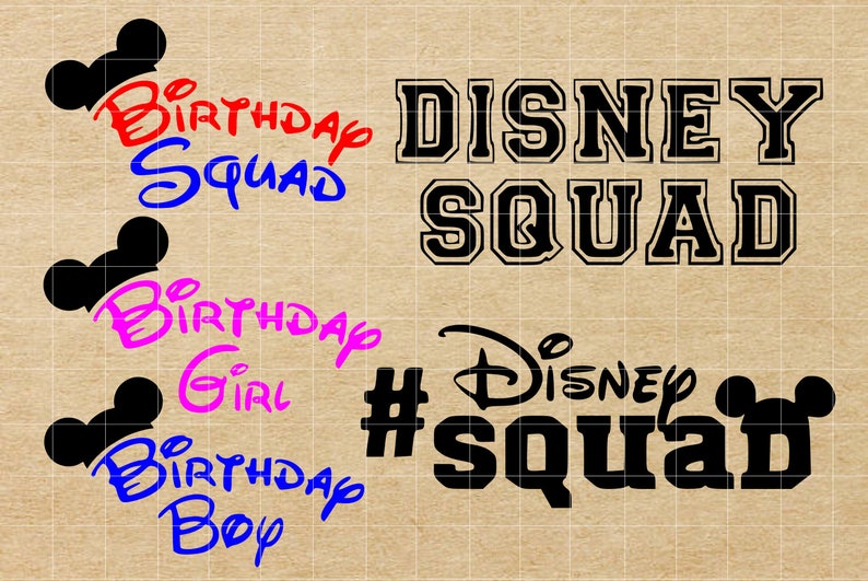 Free Free 166 Disney Svg Birthday SVG PNG EPS DXF File