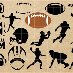 Download Football Player Svg Etsy