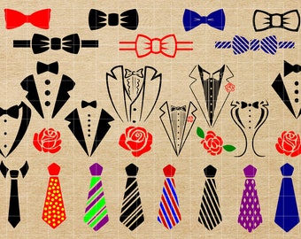 Esmoquin SVG, Empate SVG, Bowtie SVG, Boda svg, Camisa de niño svg, Tux svg, Corbata svg, camisa de niño svg, Archivo de corte de corbata, Esmochón eps, corbata png, dxf