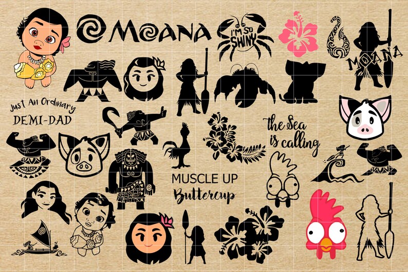 Free Free 254 Disney Moana Svg Files SVG PNG EPS DXF File
