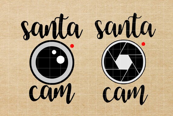 Santa Cam Svg Christmas Svg Santa Cam Svg Christmas Cut Etsy