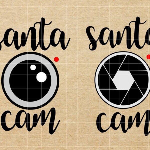 Santa Cam SVG, christmas svg, Santa Cam SVG, christmas cut file, Santa Cam cut file, svg, christmas eps, christmas png, christmas dxf, santa
