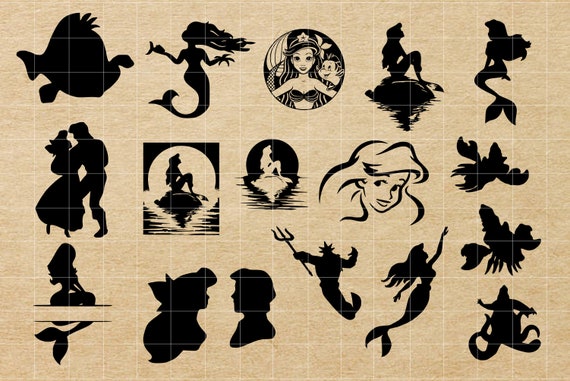 Free Free Little Mermaid Svg Etsy SVG PNG EPS DXF File