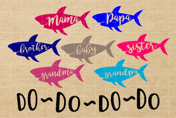 Free Free 149 Baby Shark Daddy Shark Svg SVG PNG EPS DXF File