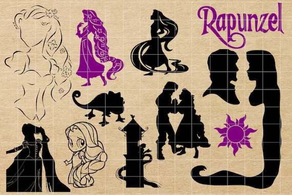 Free Free 315 Rapunzel Disney Princess Svg SVG PNG EPS DXF File