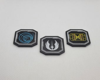 SW Unlimited Compatible Initiative and Twin Suns Tokens