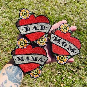 Traditional MOM Tattoo Inspired Patch - Now Customizable!