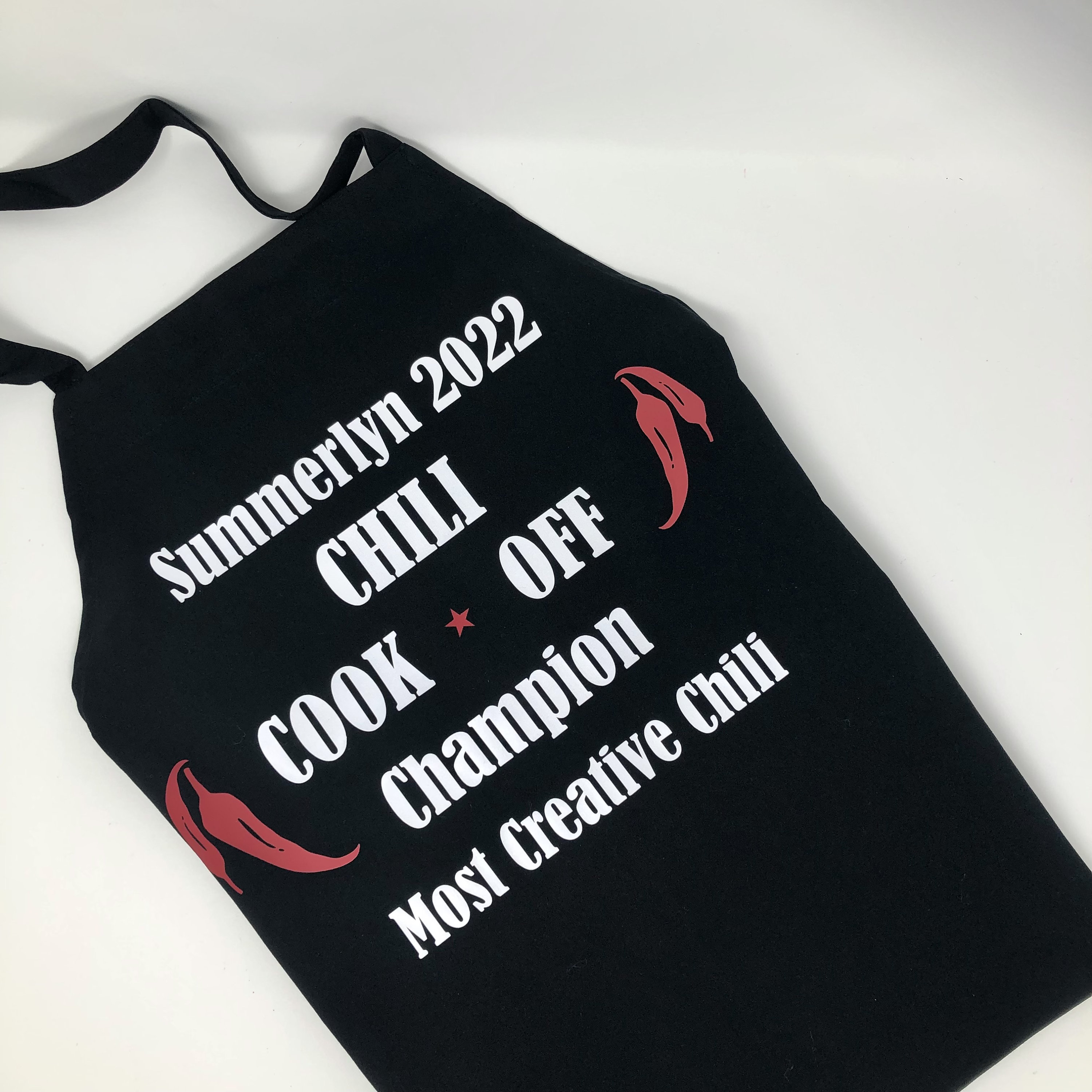 Chili Cook off Apron Personalized Aprons Competition Apron Etsy UK