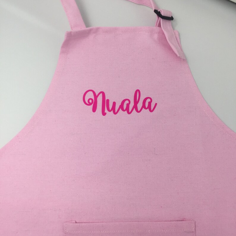 Personalized Kids Apron Girls Personalized Apron Birthday Etsy