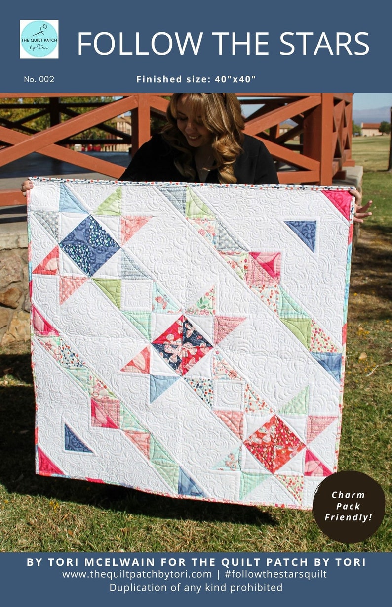 Follow the Stars Quilt Pattern PDF Etsy