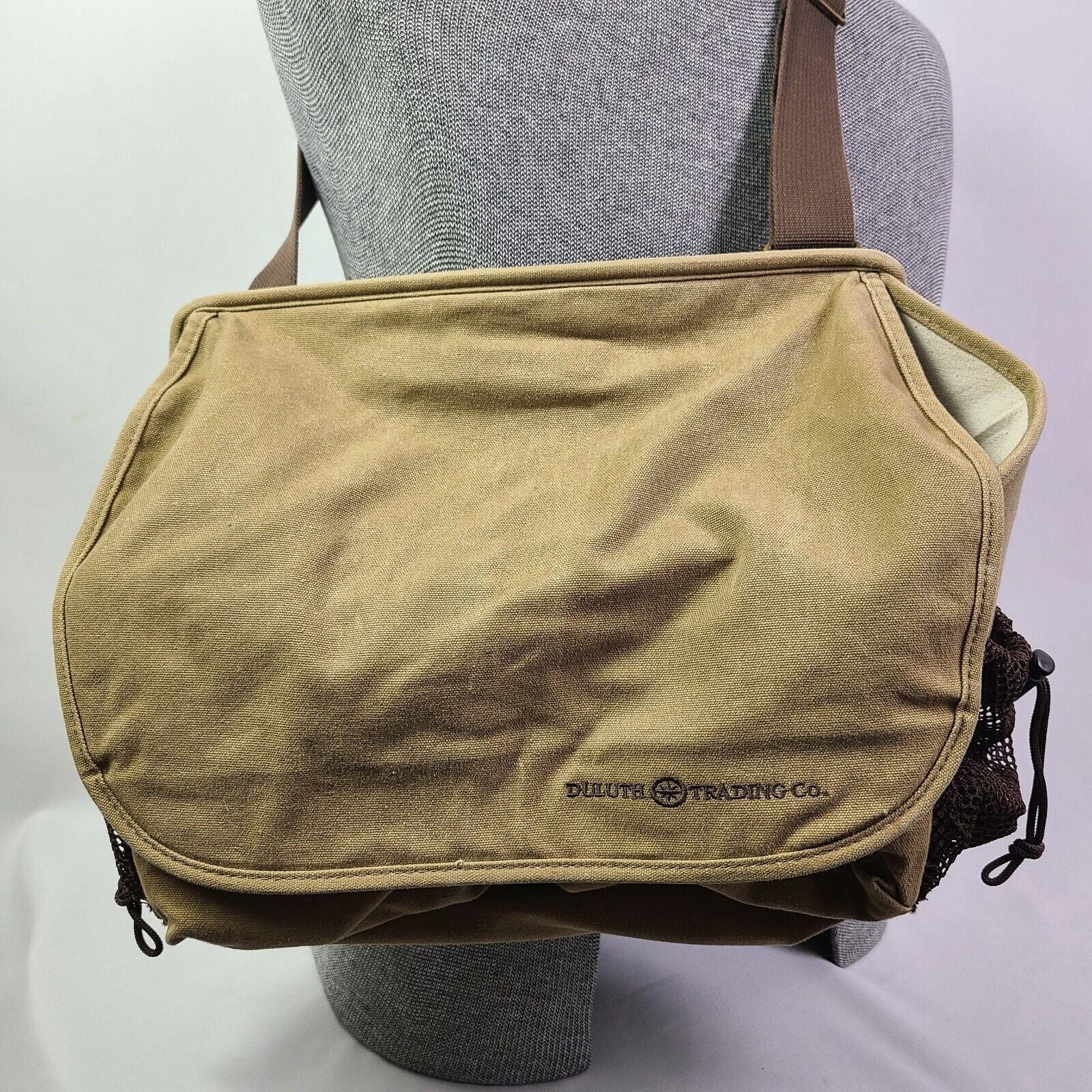 Duluth Pack | Black and Grey Messenger Bag - “Field Satchel” Duluth Pack Men main image 2