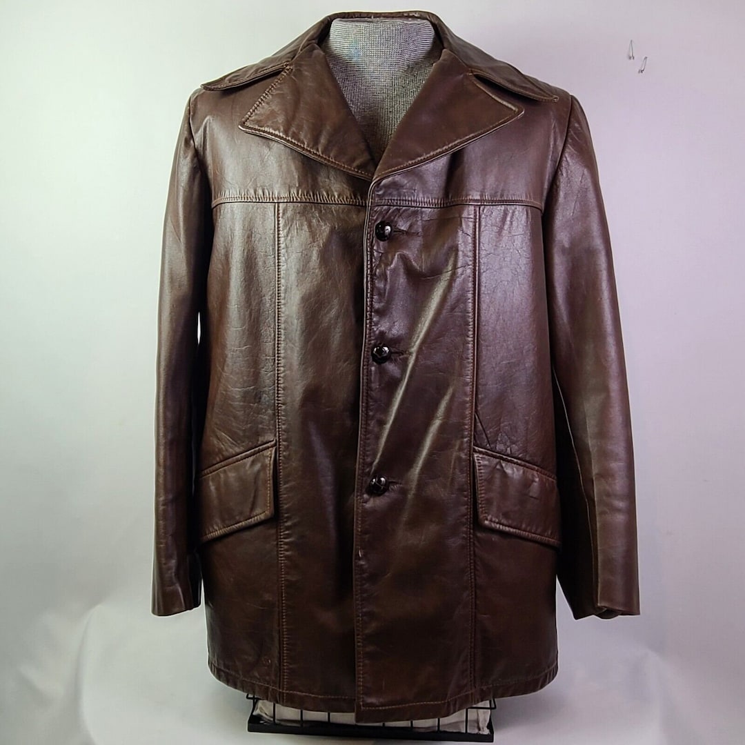 Men's Vintage Brown Velvet 70s Jacket 40