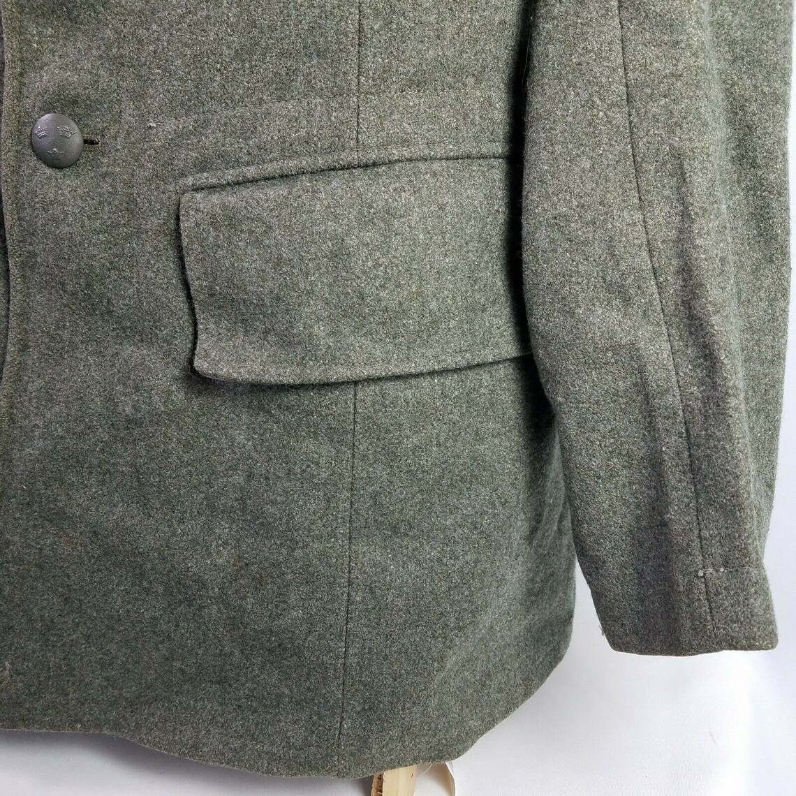WWII Vintage Military Swedish Wool Uniform 1943 Field Jacket | Etsy