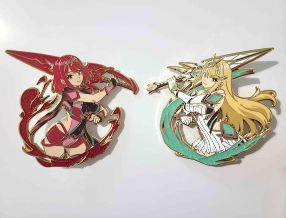Aegis Hard Enamel Pins Xenoblade 2 - Etsy
