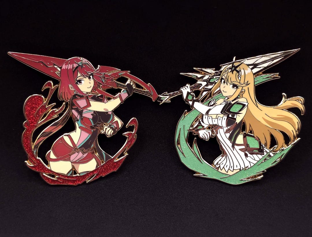 Aegis Hard Enamel Pins Xenoblade 2 - Etsy