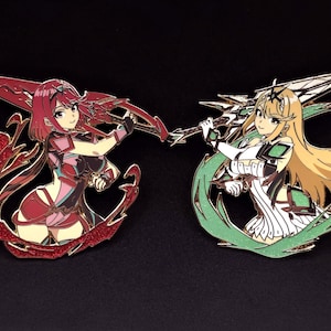 Pyra Mythra Enamel Pins Xenoblade