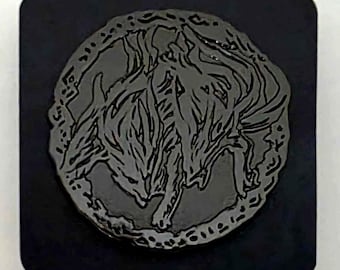 Emaille pin beest van de nacht Nightreign