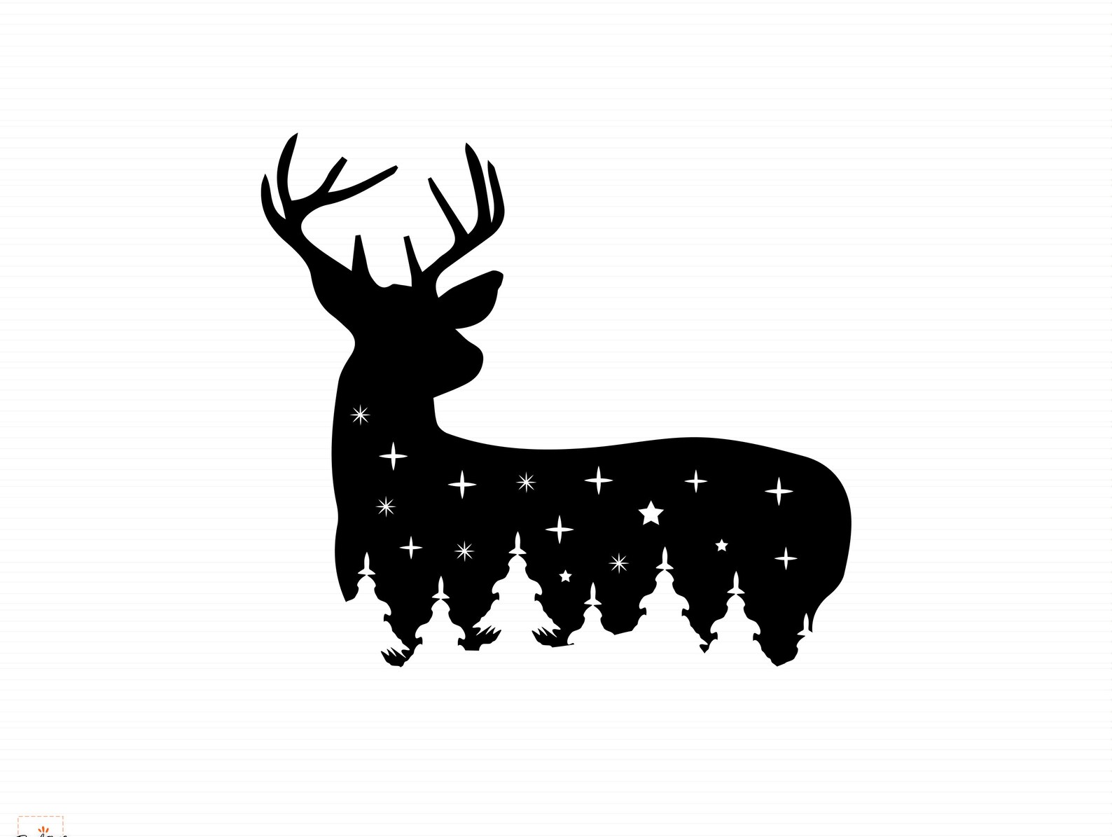 Reindeer Wall Décor SVG Reindeer Wall Bundle SVG Reindeer Etsy