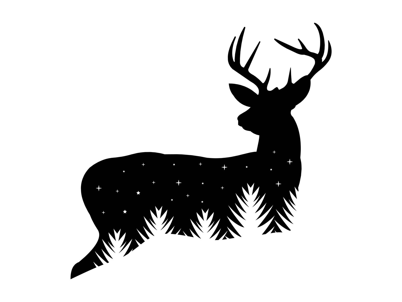 Reindeer Wall Décor SVG Reindeer Wall Bundle SVG Reindeer Etsy