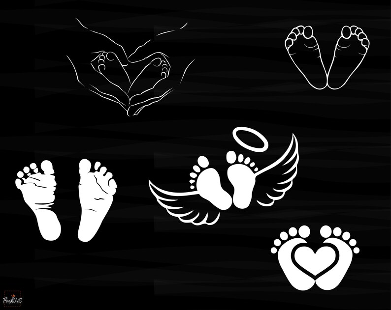 Free Free 194 Silhouette Baby Feet Svg SVG PNG EPS DXF File