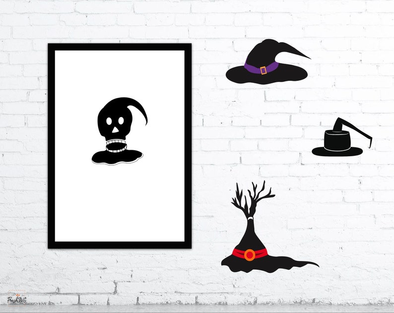 Download Witch Hat SVG Witch Hat Bundle SVG Witch Hat Silhouette | Etsy