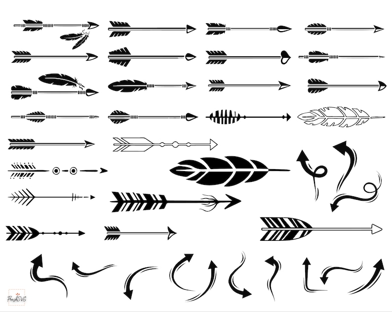 Download Arrow SVG Arrow Bundle SVG Arrow Silhouette Arrow Clipart ...