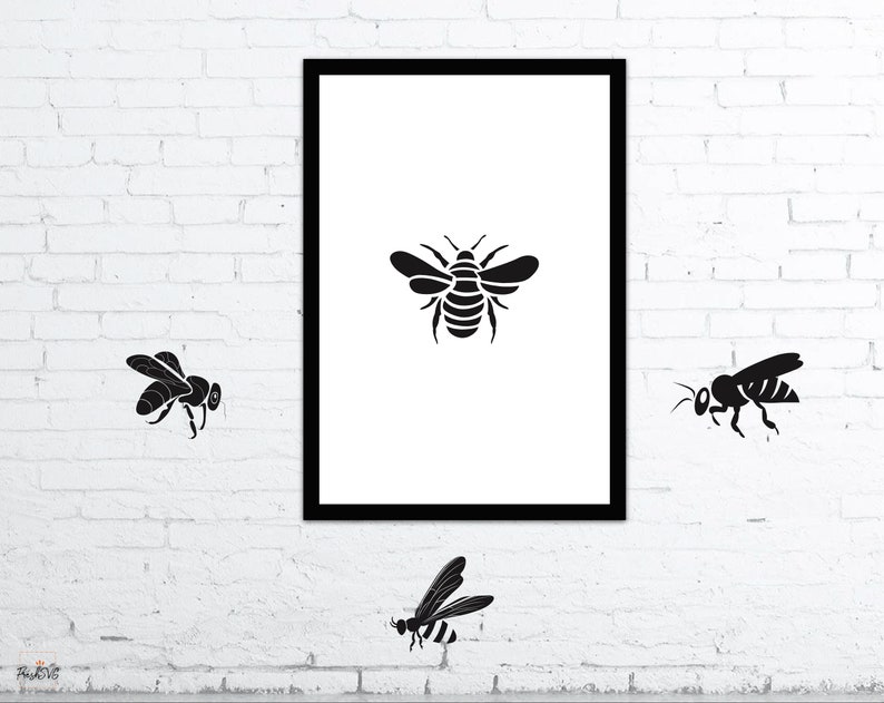 Download Bumble Bee SVG Bumble Bee Bundle SVG Bumble Bee Silhouette | Etsy