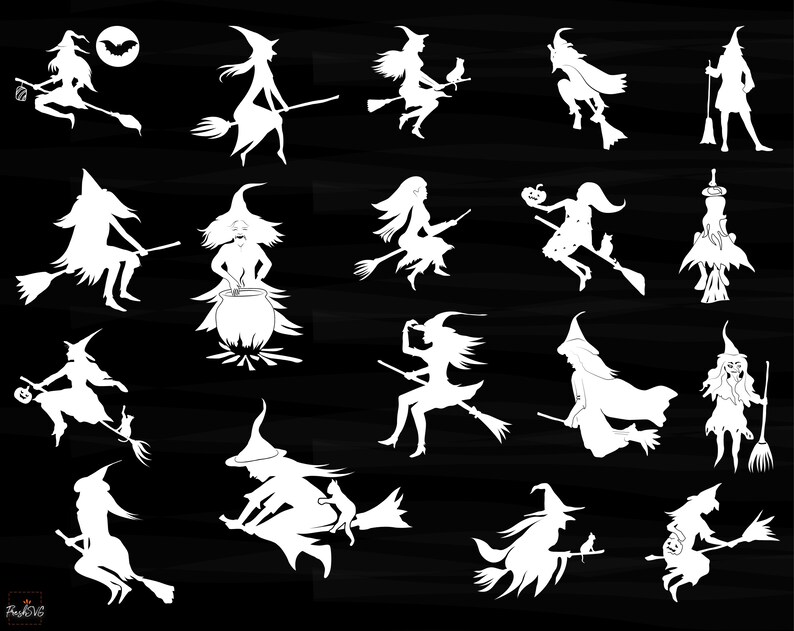 Halloween Witches SVG Halloween Witches Bundle SVG Witch svg Etsy