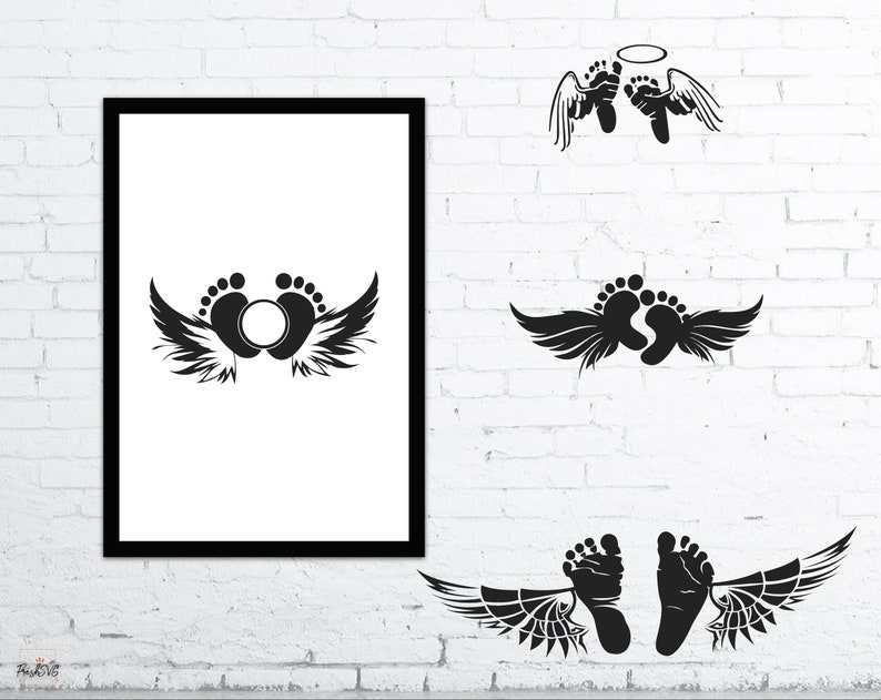 Free Free 247 Baby Feet With Wings Svg Free SVG PNG EPS DXF File