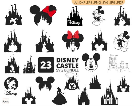 Free Free Cinderella Castle Disney World Svg