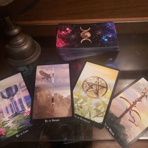 Tarot algemeen 4 kaart verspreid * verkoop. Zie beschrijving *