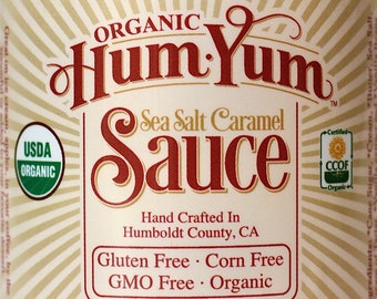 Sos karmelowy z solą morską organiczny