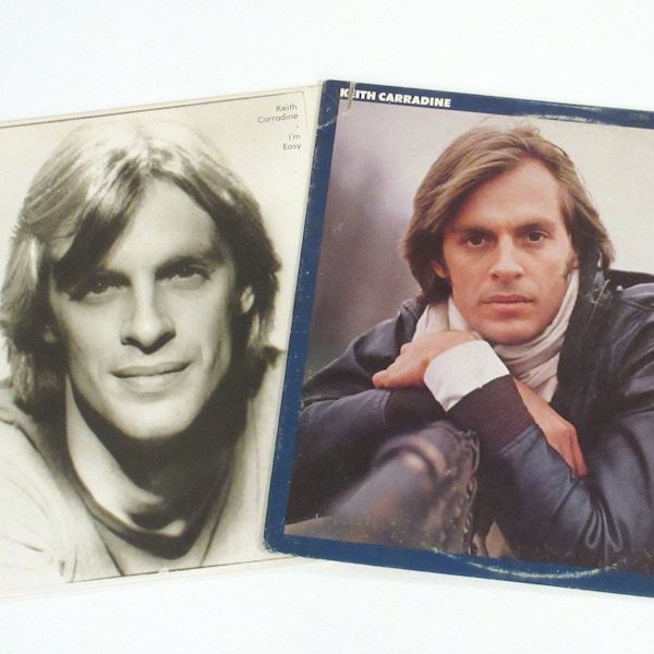 Keith Carradine vinyl I'm Easy, Lost and Found, 1970s choice, actor in Nashville movie, Deadwood, Dexter, Long Riders, Will Rogers Follies